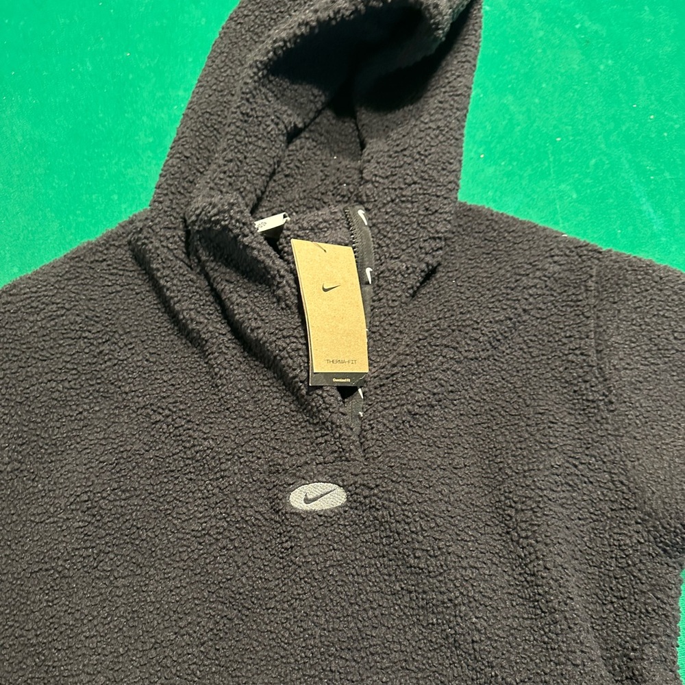 Nike Girls Black Fleece Hoodie